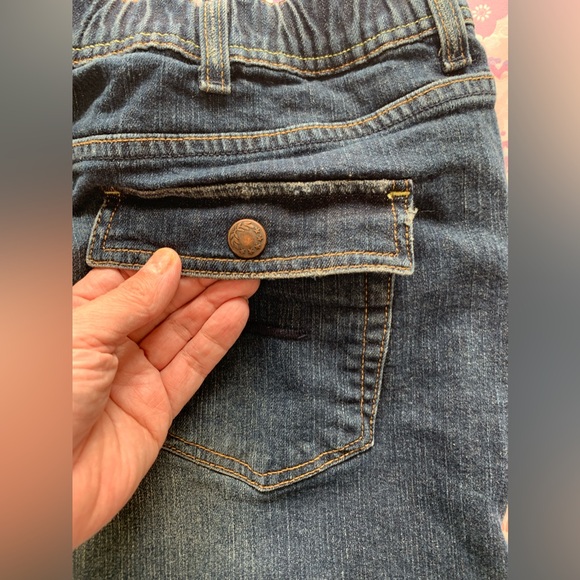 Motherhood maternity denim stretch mini skirt size XL - Picture 5 of 10